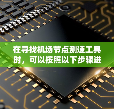 在寻找机场节点测速工具时，可以按照以下步骤进行系统性分析和推荐
