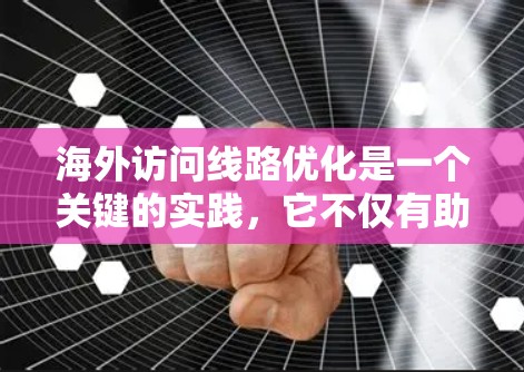 海外访问线路优化是一个关键的实践，它不仅有助于你高效完成任务，还能提升满意度和生活质量。以下是一些优化海外访问线路的策略和方法