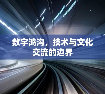 数字鸿沟，技术与文化交流的边界