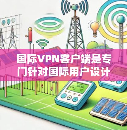 国际VPN客户端是专门针对国际用户设计的网络加密应用，旨在提供安全、可靠和个性化的网络访问体验。以下是一些国际VPN客户端推荐，供您参考