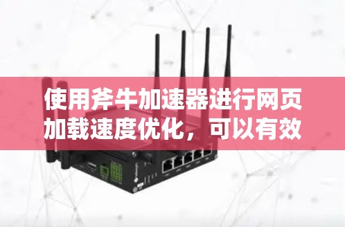 使用斧牛加速器进行网页加载速度优化，可以有效提高网页加载时间，节省用户的等待时间。以下是使用斧牛加速器的步骤指南