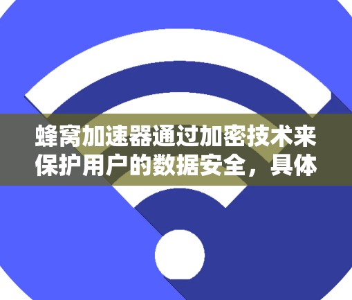 蜂窝加速器通过加密技术来保护用户的数据安全，具体操作如下