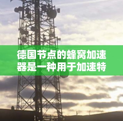 德国节点的蜂窝加速器是一种用于加速特定网络请求的工具，常用于云计算和电商网站。以下是对该技术的详细分析