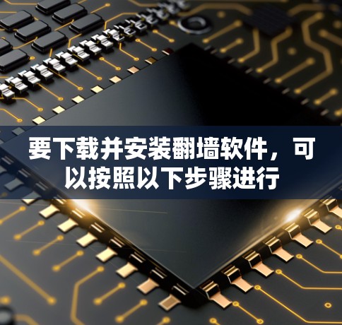 要下载并安装翻墙软件，可以按照以下步骤进行