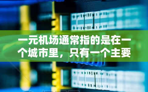 一元机场通常指的是在一个城市里，只有一个主要机场，或者少数几个主要机场，这样人们在出行时可以更方便地选择一个地点，不需要走太远的路。以下是一些常见的例子