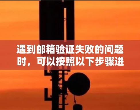 遇到邮箱验证失败的问题时，可以按照以下步骤进行处理