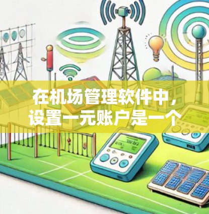 在机场管理软件中，设置一元账户是一个常见操作，通常用于管理多个用户或账户，确保它们的访问权限一致。以下是逐步指南，帮助您在机场管理软件中设置和管理一元账户