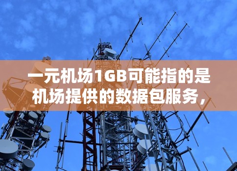 一元机场1GB可能指的是机场提供的数据包服务，允许用户下载或使用1GB的数据包。以下是几种可能的解决方案