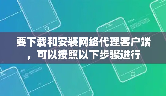 要下载和安装网络代理客户端，可以按照以下步骤进行