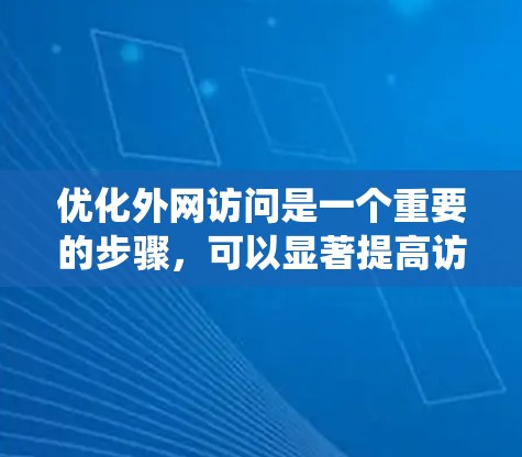 优化外网访问是一个重要的步骤，可以显著提高访问速度和效率。以下是一个系统化的优化计划，基于上述思考过程