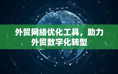 外贸网络优化工具，助力外贸数字化转型