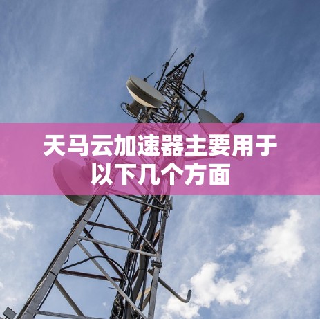 天马云加速器主要用于以下几个方面